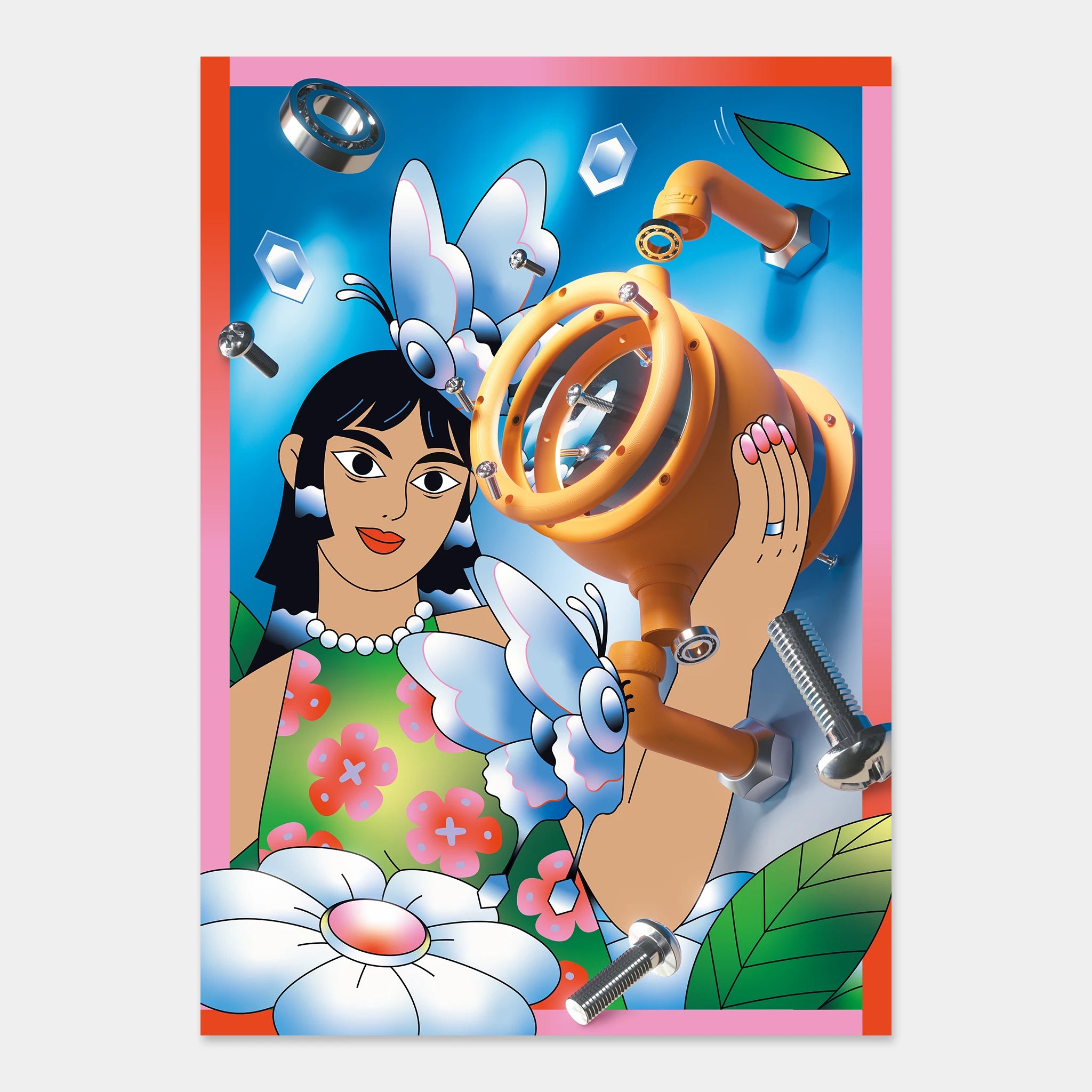 Affiche REFLECTED BLOOM (w/ Dalkhafine)